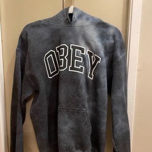 OBEY zumiez tie dye hoodie